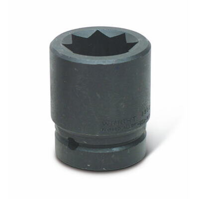 Wright Tool 1'' Drive Double Square Impact (Railroad) Socket 8-Point