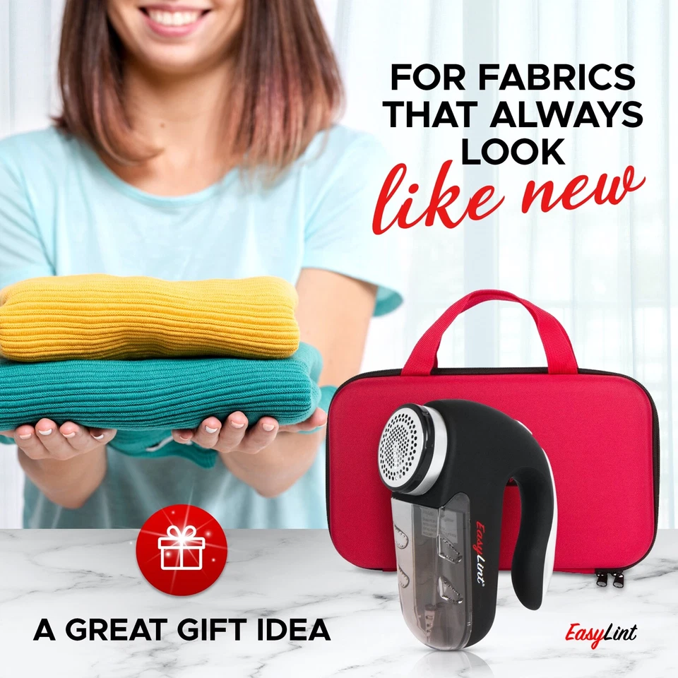 EasyLint Pro Lint Remover Fabric Shaver Fuzz Pill Bobble Defuzzer Sweater Shaver - Image 3 of 4