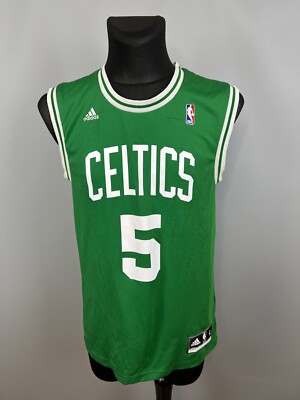 プ*い様 NBAユニフォーム Boston Celtics Kevin Garn Boston Celtics Adidas Kevin Garnett # 5 Green Black Swingman