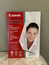 Canon Photo Paper Plus; Semi-Gloss; 13 x 19 (20 Sheets) - New Open Box 69lb Wgt.