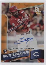 2024 Topps Big League Orange Foil 13/15 Christian Encarnacion-Strand Auto 18t1