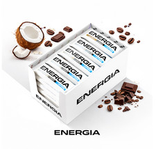 Kalorienarmer Workout-Energieriegel Kokosnuss-Schokolade-Koffein 25x 50g