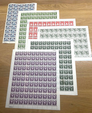 Greenland - stamps - full sheets - 1950 to 1973 - Mint condition