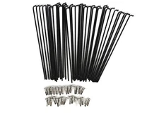 RadRunner Rear Spoke Set. 36 pcs. 128mm Black with silver nipples. Brand New.