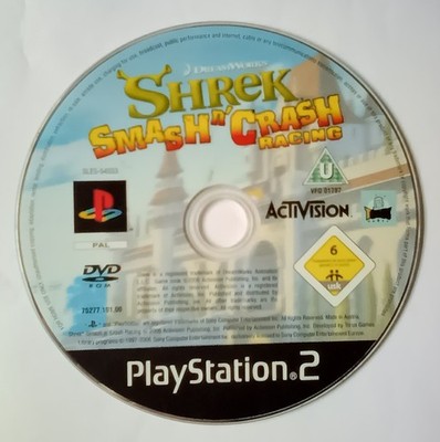 *NUR DISK* Shrek Smash N Crash Racing Playstation 2 Two PS2 PSTwo PS