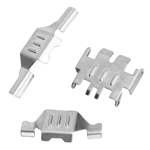 ❀ Stainless Steel Chassis Armor RC Chassis Armors Set For TRX4M 1/18 - Picture 12 of 12
