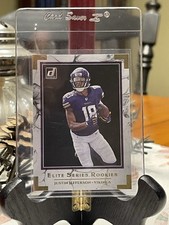 2020 Panini Donruss - Elite Series Rookies Justin Jefferson #ESR-JUJ (RC)