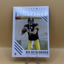 2004 Topps - 2004 Premiere Prospects Ben Roethlisberger #PP1 (RC)