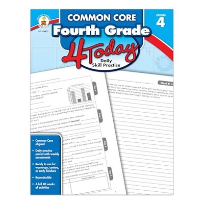 Common Core Fourth Grade 4 Today: Daily Skill Pracitce (Common Core 4 - GOOD