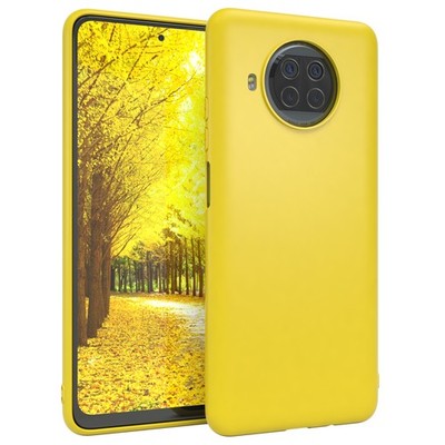 Für Xiaomi Mi 10T Lite Schutzhülle TPU Backcover Tasche Slim Etui Matt Dünn Gelb