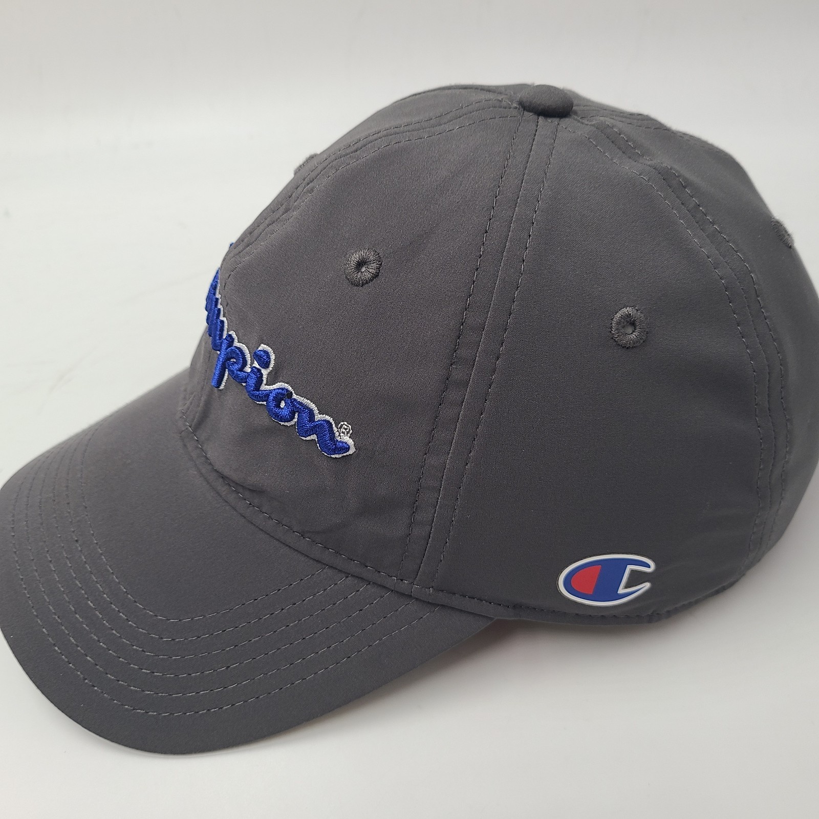 Champion Hat Adjustable Gray Polyester Casual Wea… - image 6