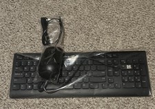 Lenovo Office Keyboard and Mouse Combo USB Wired Black