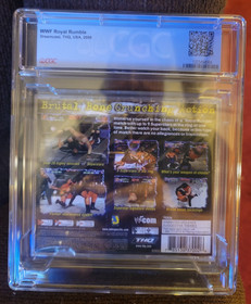 NEW Sealed GRADED CGC 9.9 A+ WWE WWF Royal Rumble (Sega DreamCast, 2000)