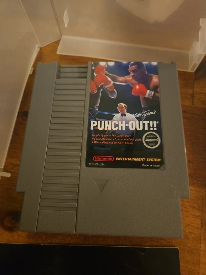 Nintendo Mike Tyson's Punch-Out NES w/ Letter Insert Authentic Tested Pins Clean - Image 2 of 4