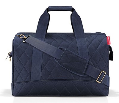 reisenthel Allrounder L Schultertasche Reisetasche Rhombus Midnight Gold Neu