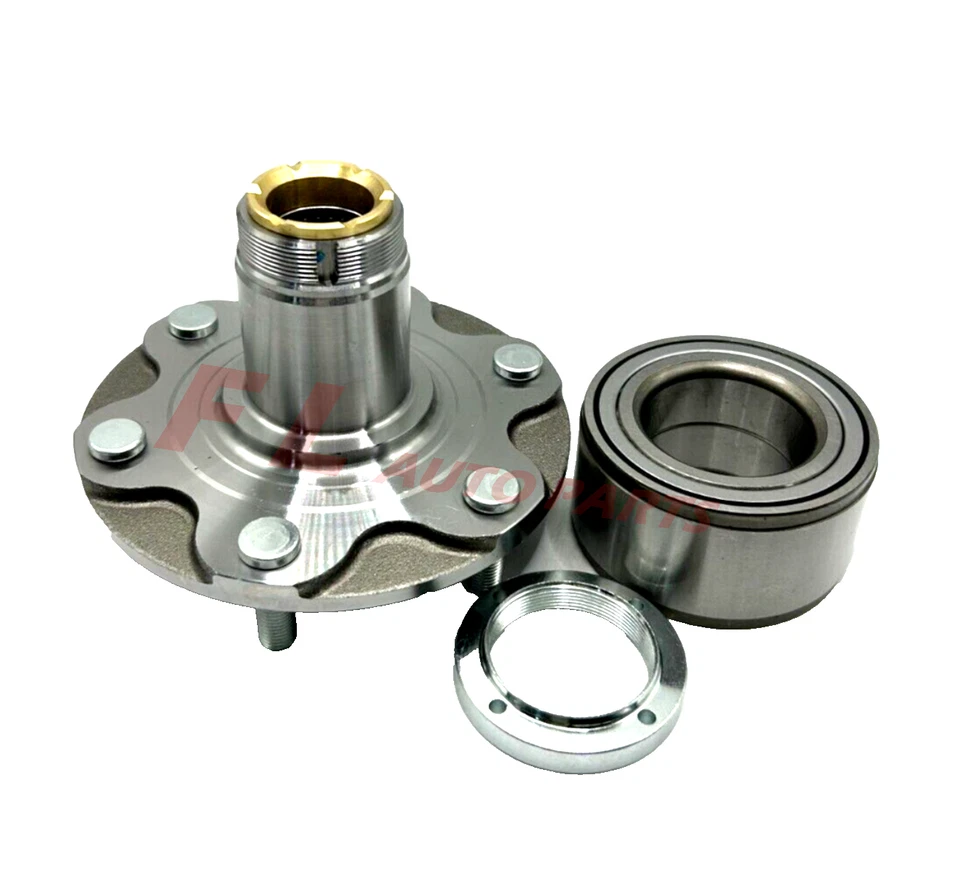 Buje y cojinete de rueda delantera para Toyota Tacoma Tundra Sequoia 1996-2006 4x4 2 juegos Foto 2 de 4