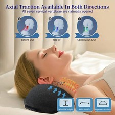 Electric Massager Cervical Pillow Hot Compress Vibration Massage Neck Traction
