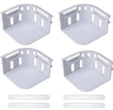 Bed Sheet Corner Holders - White 4 Pack