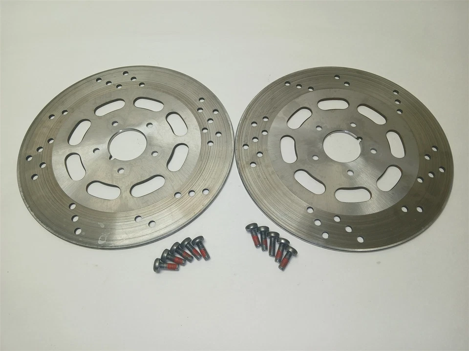 Rotores de freno delanteros Harley-Davidson Ultra Classic 1998 44136-92 11 k millas Foto 3 de 4