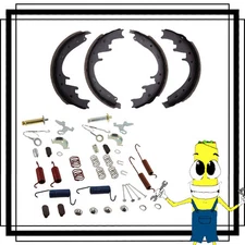 Rear Brake Shoe Hardware & Adjusters Kit for Ford F-150 1984-1996