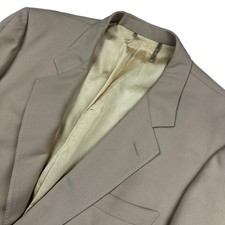 VTG Ermenegildo Zegna Men  s Super 100's Wool Twill Blazer Brown   Italy   40R