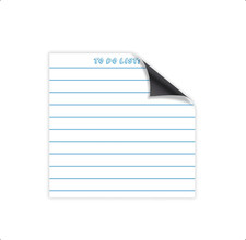 Dry Erase to DO List - Magnetic to DO List - to Do List for Fridge, Locker, File