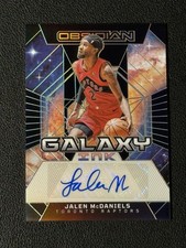 2023-24 Panini Obsidian #GI-MCD Jalen McDaniels Galaxy Ink Auto #/149
