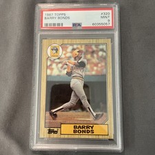 1987 Topps Barry Bonds #320 PSA 9 MINT