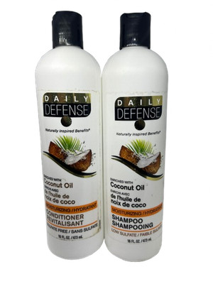 Daily Defense Shampoo & Conditioner mit Kokosöl 473 ml