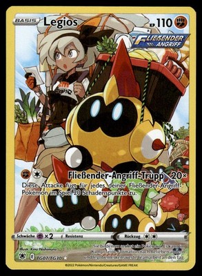 Legios TG07/TG30 Holo Astral Radiance Trainer Gallery NM Pokemon Karte Deutsch