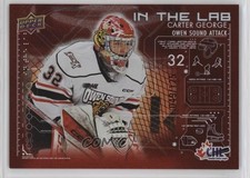 2024-25 Upper Deck CHL In the Lab Red 49/125 Carter George #IL-21 e0y