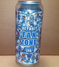 Detroit Fan Zone IPA 16oz. beer can - Ellicottville Brewing Co. - EMPTY