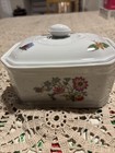 vintage Lourioux Le Faune museum of modern art floral dish with lid floral motif — photo 4