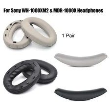 Replacement Ear Pads Cushion /Headband For Sony WH-1000XM2 & MDR-1000X Headphone