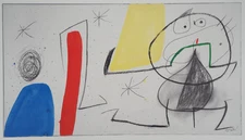 Joan MIRO: Woman And Surrealist Bird - Signed Lithograph