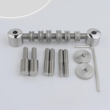 Stainless Steel Space Control Adjustable Roller Guitar Bridge