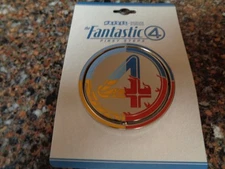 Marvel Fantastic Four 4 First Steps Spinning Enamel Pin Logo Metal New