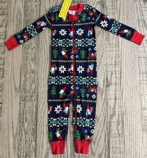 Hanna Andersson Toddler Boys Zippered Christmas Gnome Pajamas NWT 2T