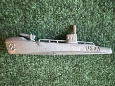 Vintage Manoil Slush Cast toy Submarine Made In USA