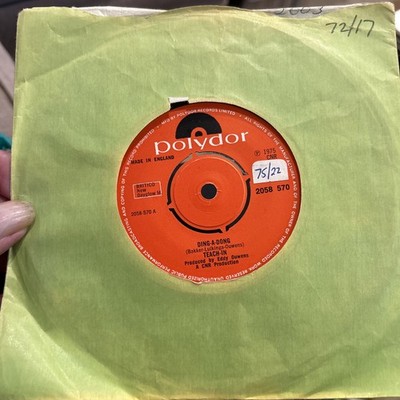 TEACH IN - Ding a Dong 7  Vinyl Record VG