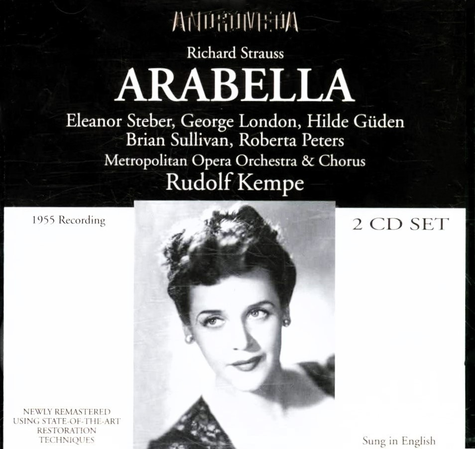 Strauss Arabella Steber London Gueden Rudolf Kempe Met 1955 Andromeda 2 CD
