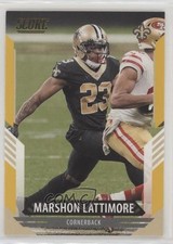 2021 Score Gold Marshon Lattimore #212 0q3