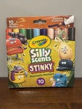 One Box Of Crayola Markers Silly Scents Stinky 2019 Novelty Gag Art Supplies