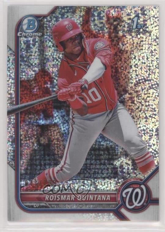 2022 Bowman Chrome Prospects Speckle Refractor /299 Roismar Quintana #BCP-83 0c6