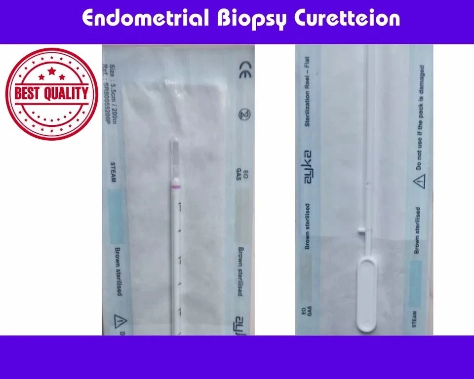 Cureta de biopsia endometrial de tubería para muestreo de ginecología, paquete de 50 piezas Foto 2 de 4