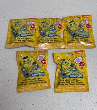 Lot of 5 SPONGEBOB SQUAREPANTS Fun With Food Blind Bag Mini Figures Sealed