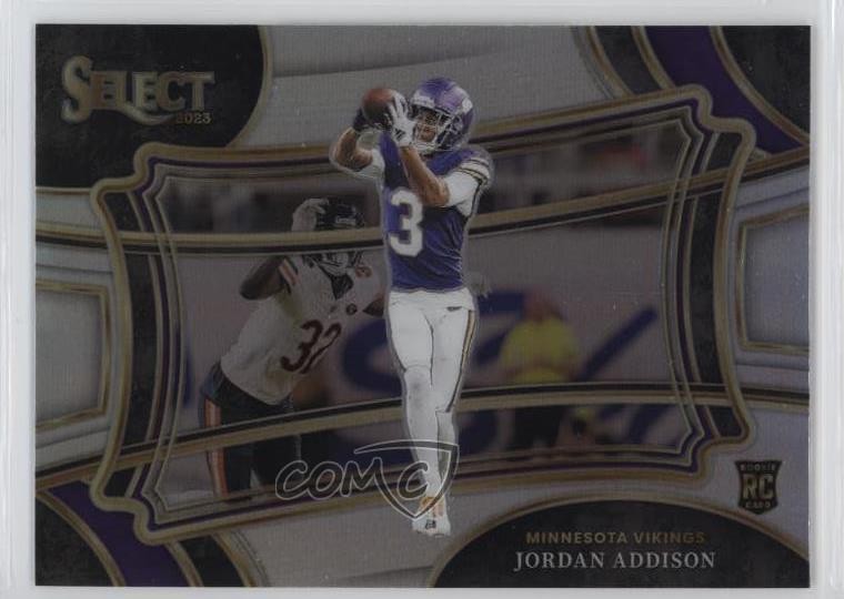 2023 Panini Select Field Level Silver Prizm Jordan Addison #362 Rookie RC