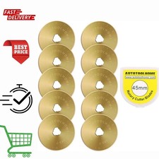 Titanium Coated Rotary Cutter Blades 45mm 10 ...