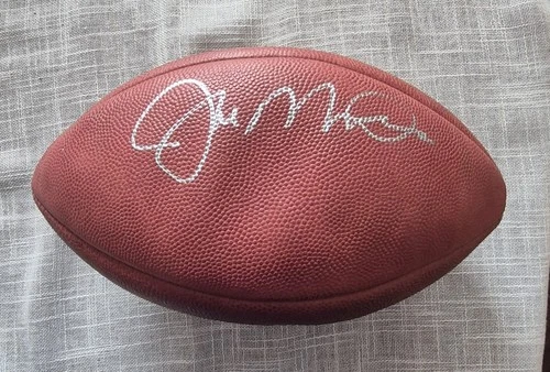 JOE MONTANA Signed Autographed Wilson NFL Duke Football JSA COA