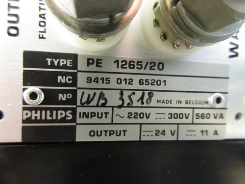 Philips 9415 012 65201 Power Supply PCB Card PE 1265/20 ASML PAS 5000/2500 Used - 第 11/12 張圖片
